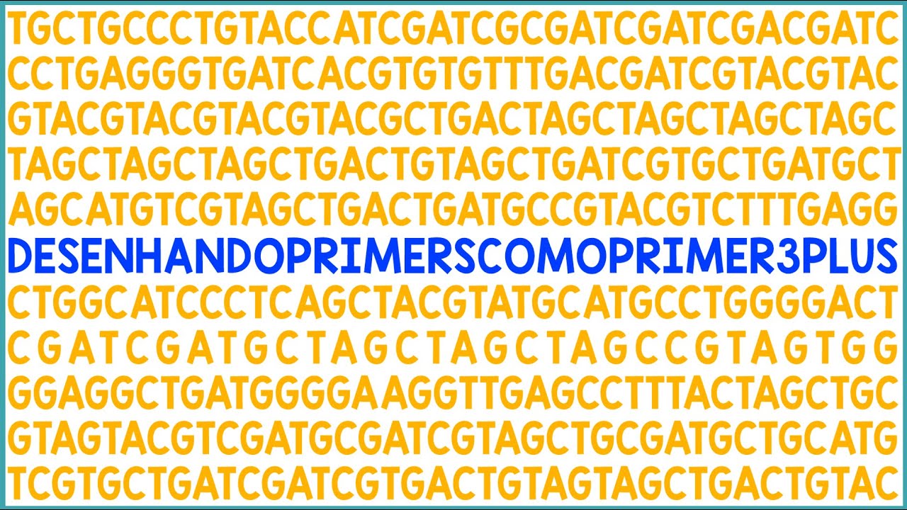 Desenhando primers com o Primer3Pus