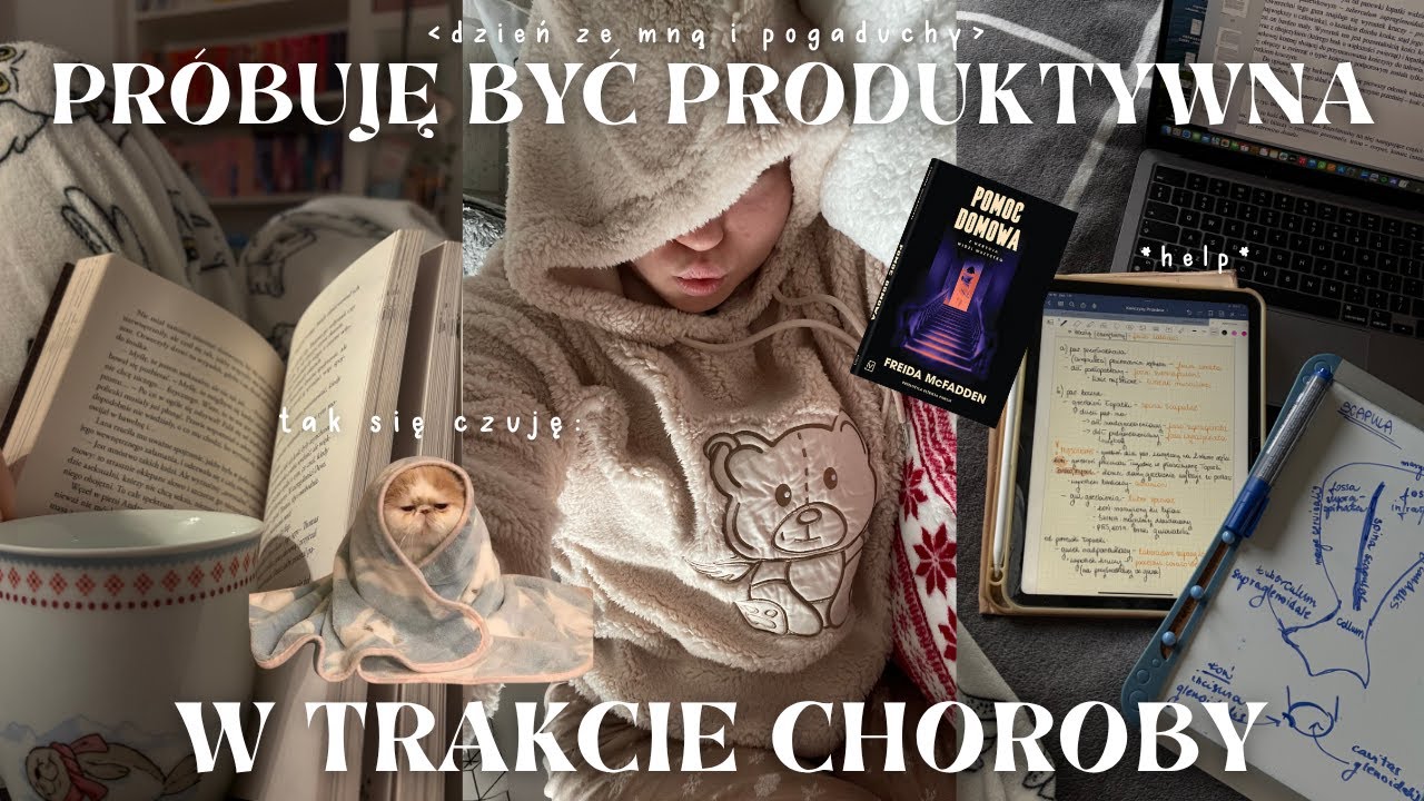 PRÓBUJĘ BYĆ PRODUKTYWNA W TRAKCIE CHOROBY...🤧✨ | spędź ze mną dzień 🍁