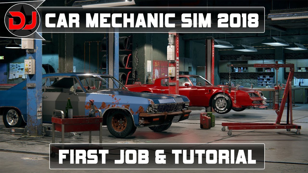Car Mechanic Simulator 2018 — первая работа и обучающее руководство