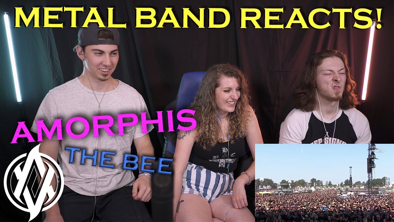 Metal Band Reacts! | Amorphis - The Bee (LIVE!)