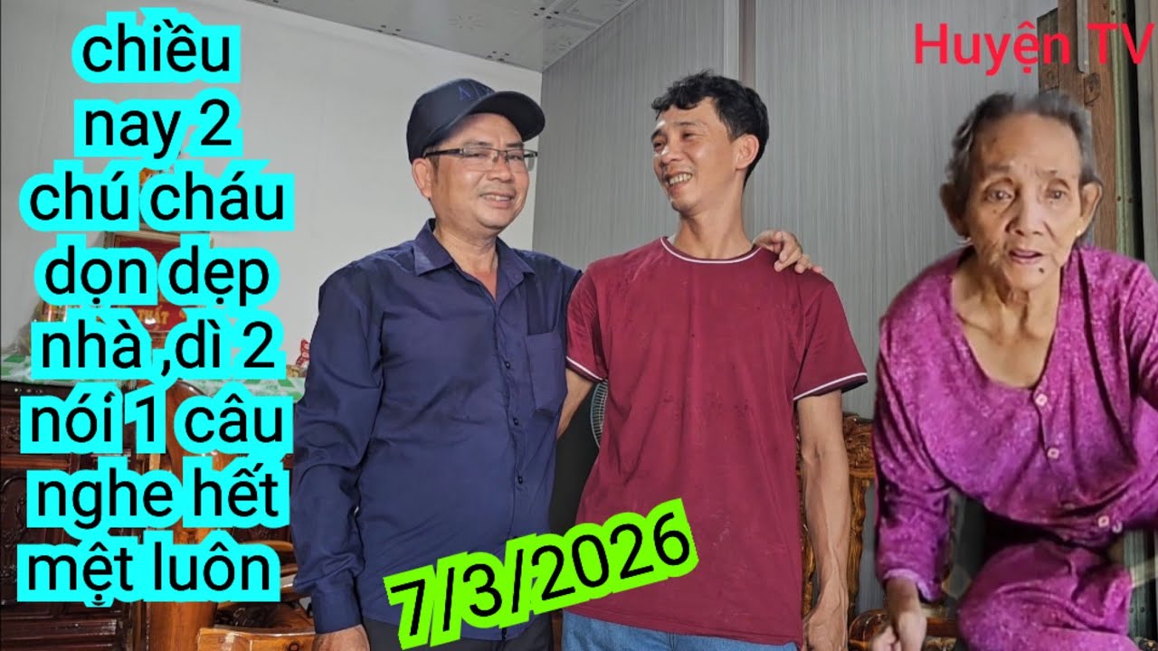CHIỀU NAY 2 CHÚ CHÁU DỌN DẸP NHÀ, NGHE DÌ 2 NÓI 1 CÂU HẾT MỆT LUÔN
