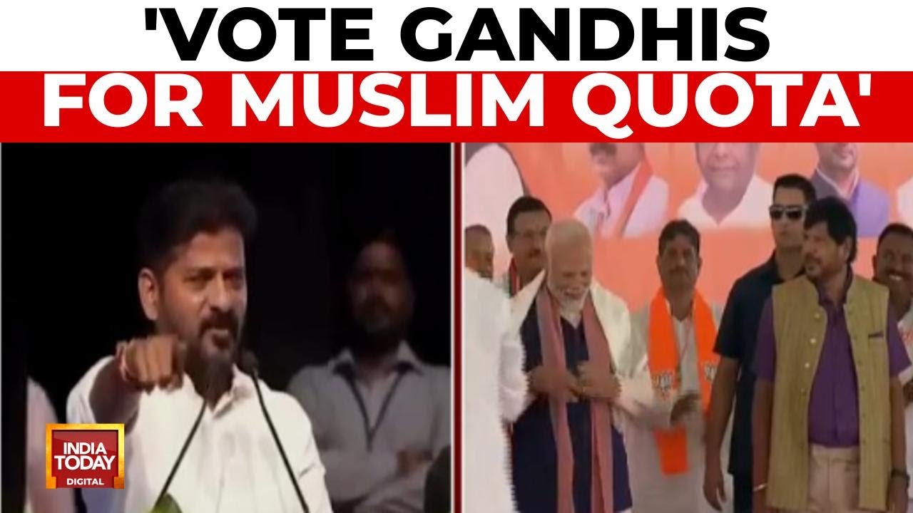 PM Modi Accuses Congress Of Opposing OBC Reservation, Telangana CM Sparks Controversy