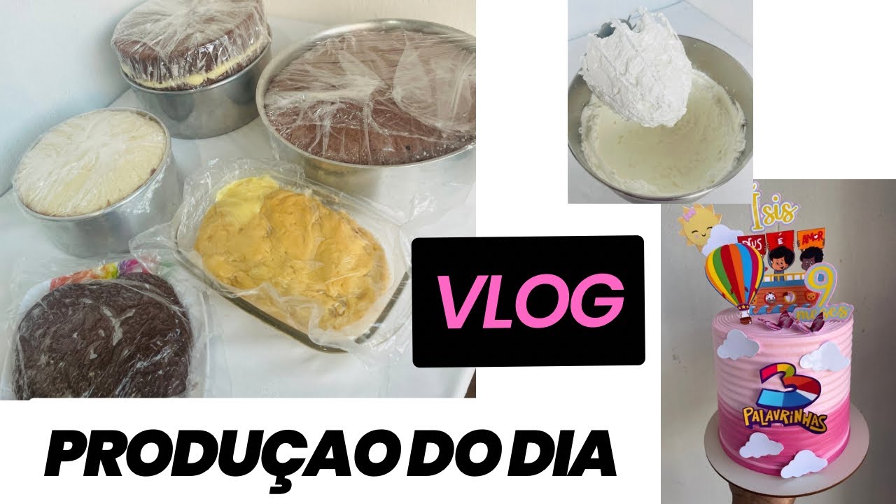 Um dia cmg /bolo prensado e base brigadeiro/vlog