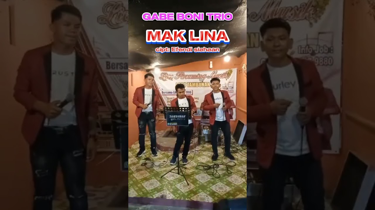 MA'LINA cipt:Efendi Tambunan cover GABE BONI TRIO