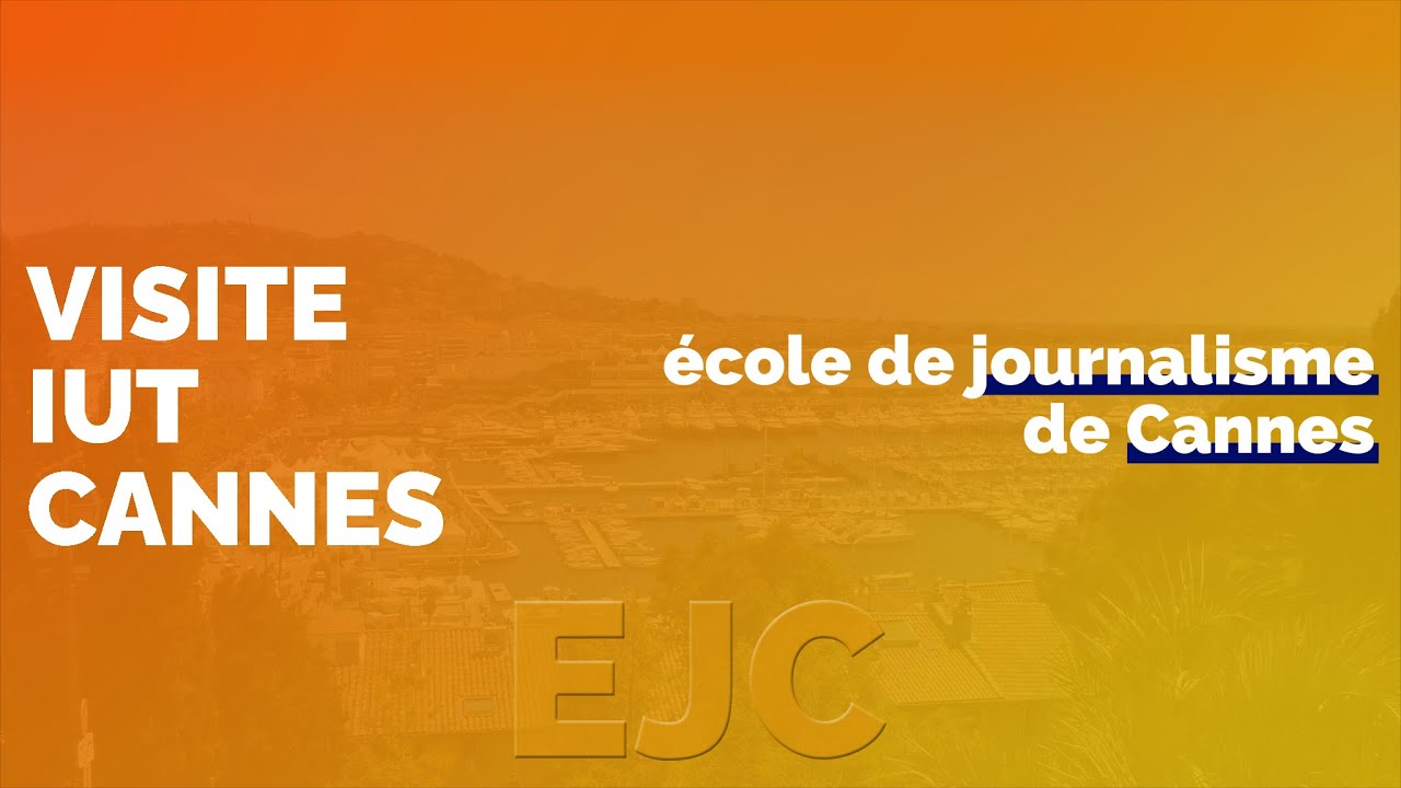Visite de l'IUT de Cannes - École de Journalisme de Cannes