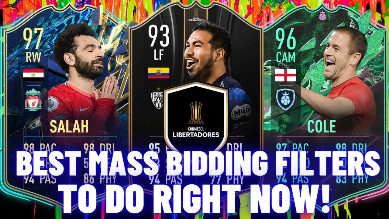 FIFA 22 - BEST MASS BIDDING LIBERTADORES FILTER TO MAKE FAST COINS