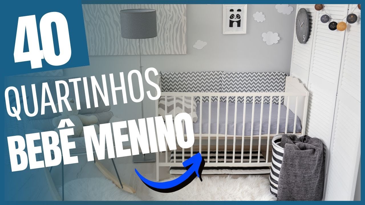 40 IDEIAS para QUARTO de BEB&Ecirc; MENINO | DECORA&Ccedil;&Otilde;ES MODERNAS, SIMPLES, PEQUENOS e MONTESSORI