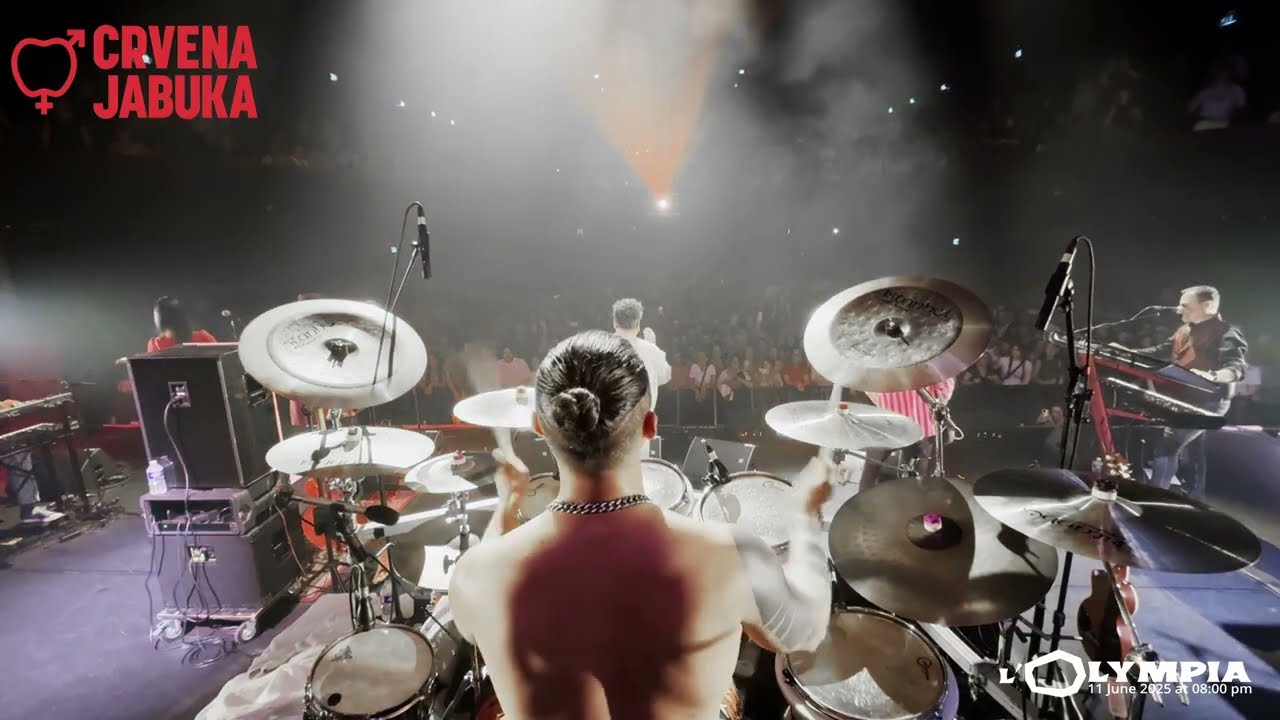 Adrian Borić - Crvena Jabuka - Dirlija @ Olympia Paris - Drum Cam