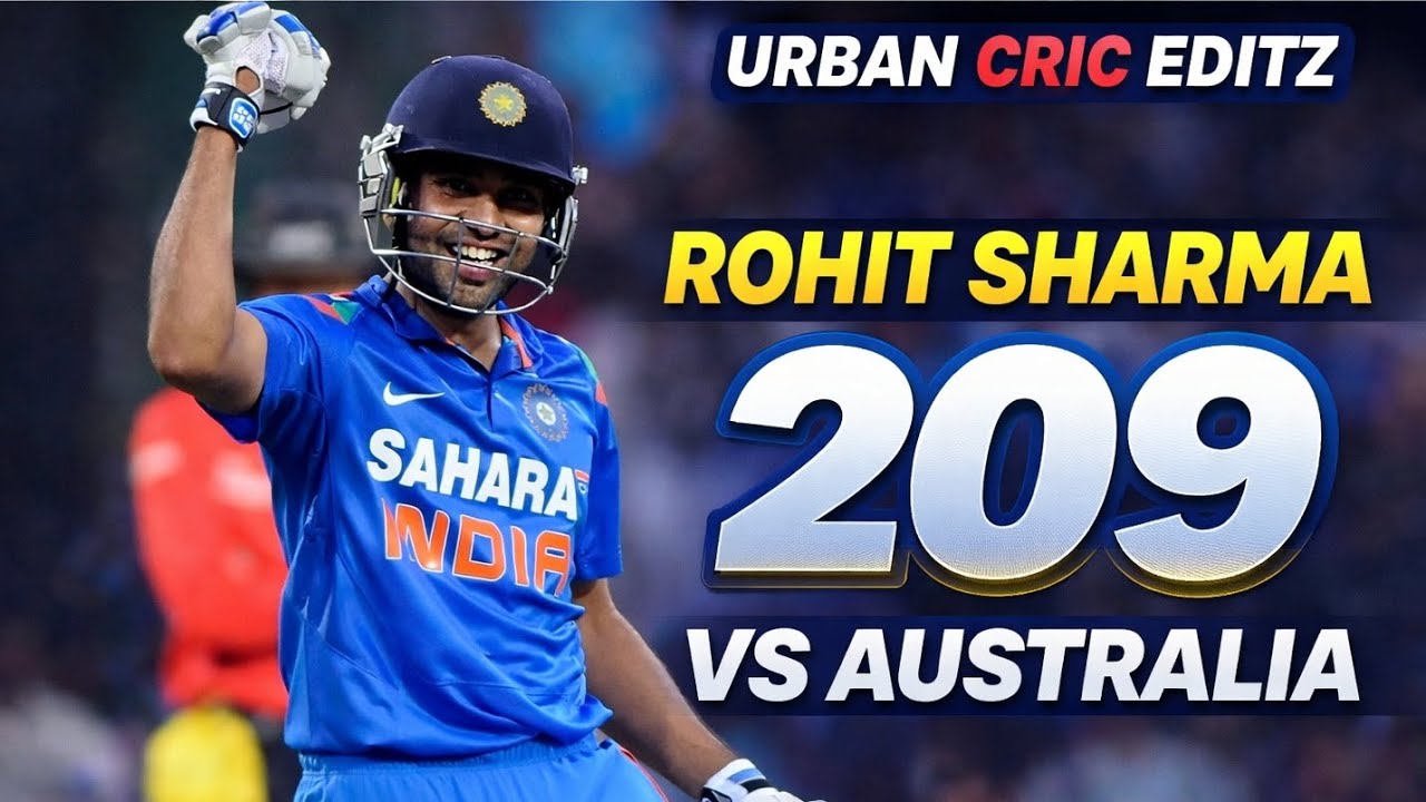 Rohit Sharma 209 against Australia highlights @URBAN-CRIC #cricket 