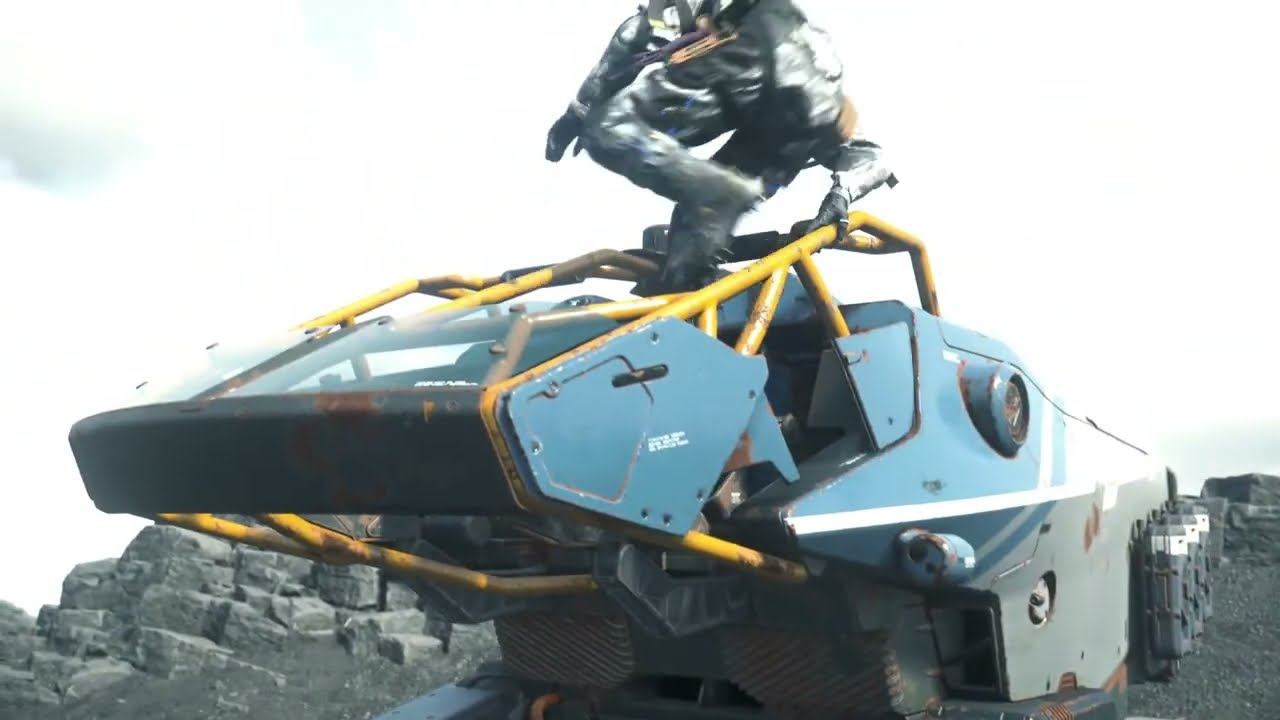jugando DEATH STRANDING 2 On the Beach entregas de triple legends arte 75