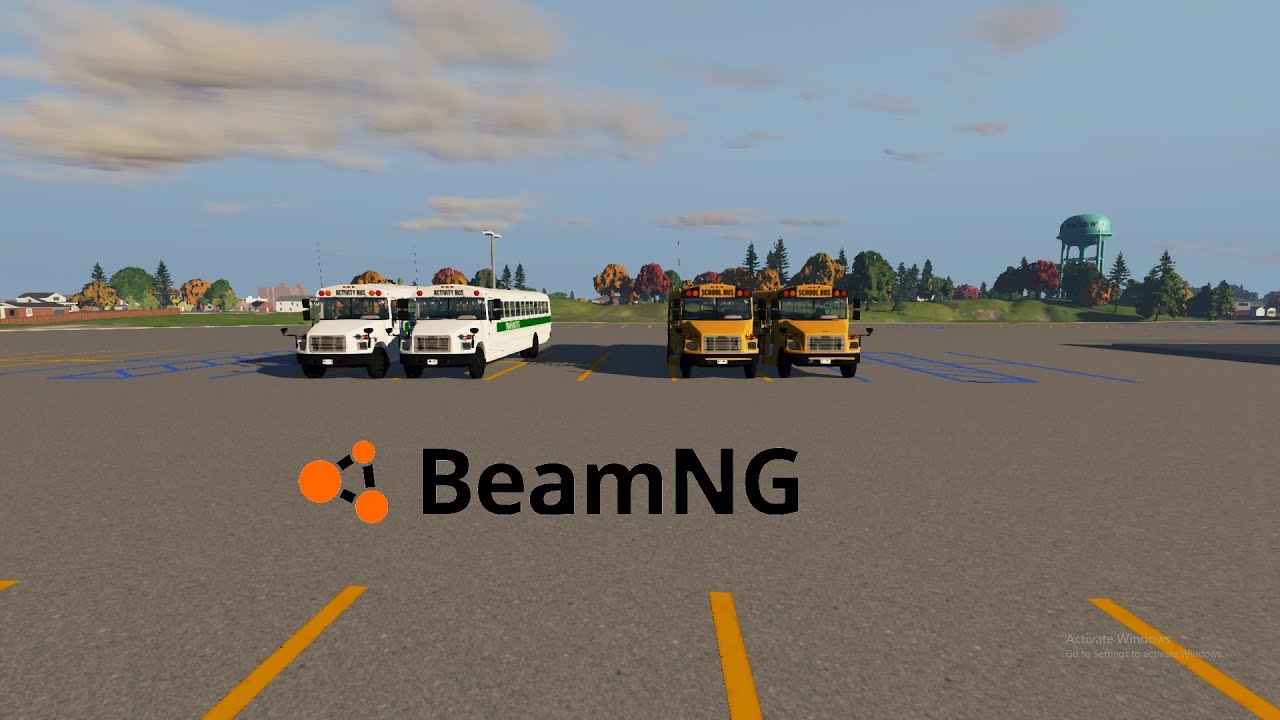 BeamNG.drive #4 - Driving the Thomas FS65 on a High School Morning Route