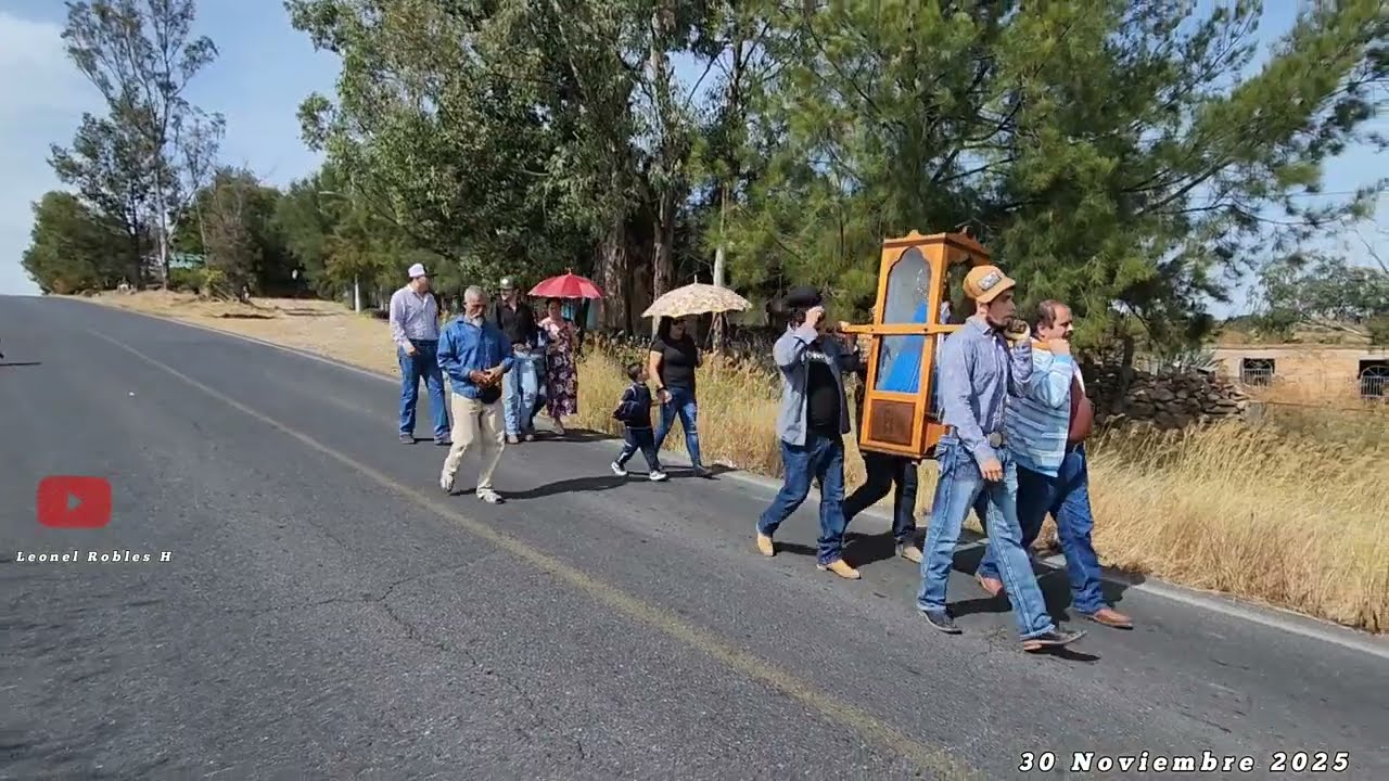 Virgen peregrina sale de la soledad y llega a Santa Teresa Monte Escobedo Zac 2025
