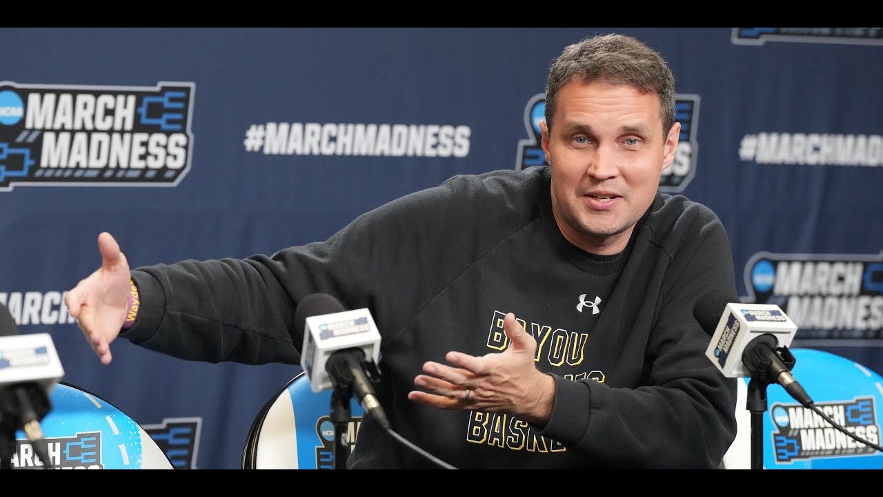 McNeese head coach Will Wade talks NC State rumors, facing Clemson NCAA Tournament Press Conference