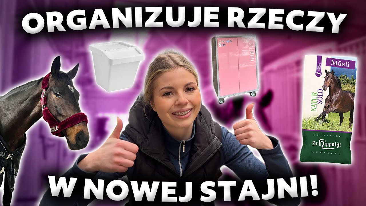 ORGANIZACJA WSZYSTKICH RZECZY W NOWEJ STAJNI 🐴| Nasza rutyna na myjce 💦