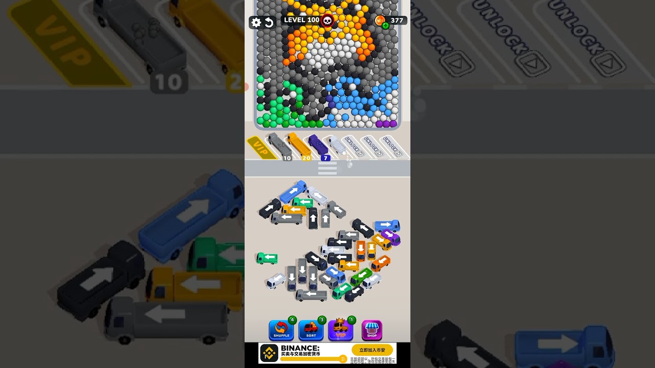 Bubble Bus 🚌: Parking Jam Puzzle Game level 100 gameplay walk-through 2026#Game#gaming