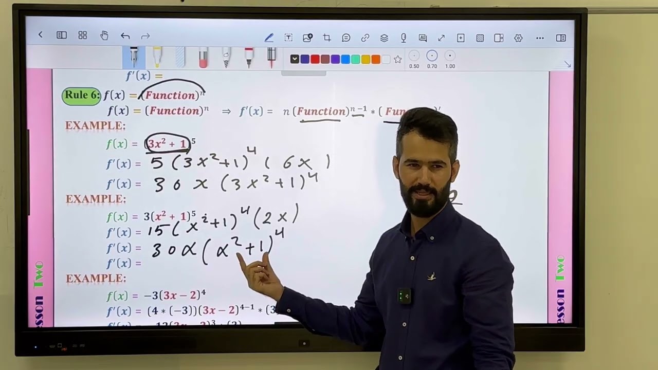 Chapter 3, Lesson 2: Differentiation Rules, Part 2