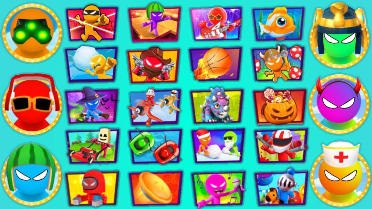 The Stickman Party 1 2 3 4 Player New VERSION Tournament Gameplay BEST Android GAMES