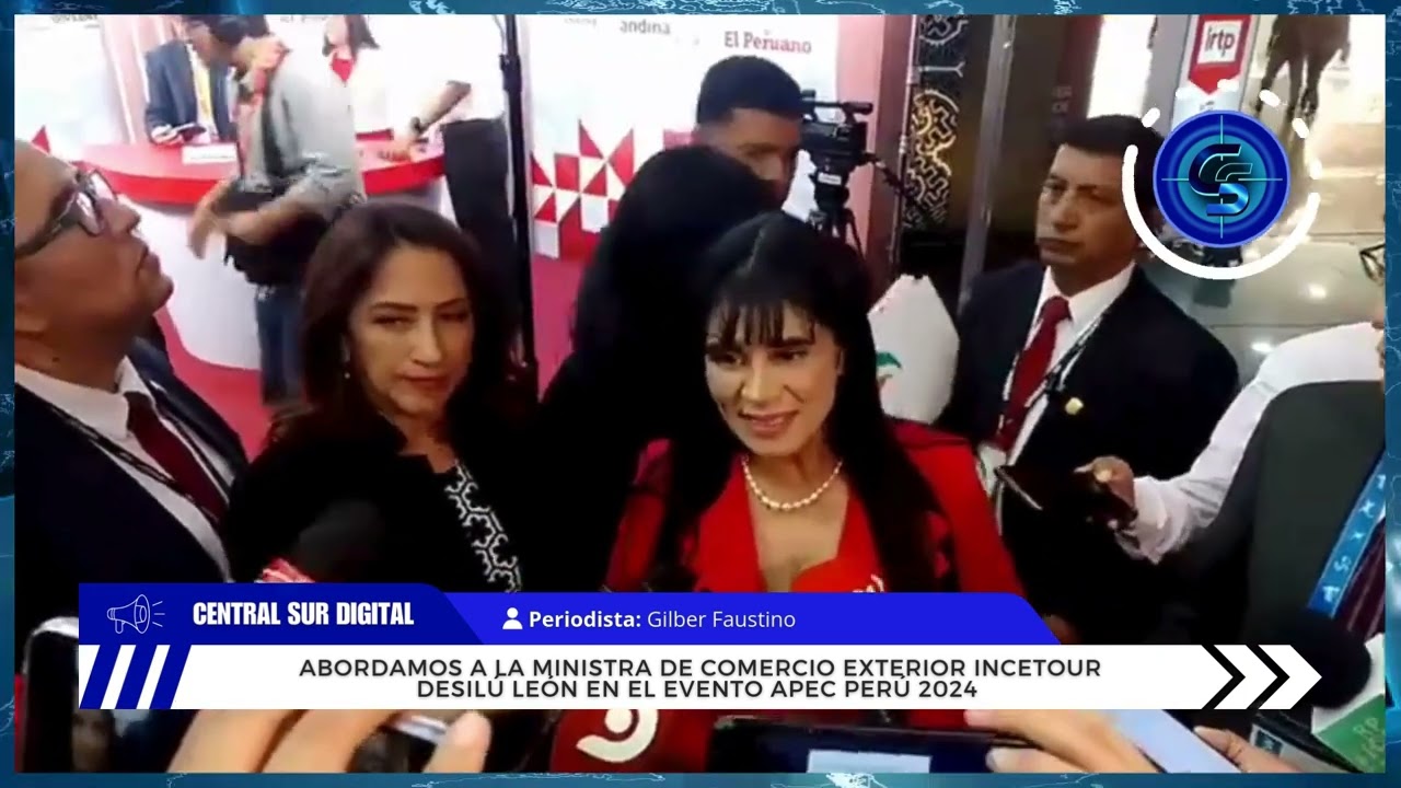 Abordamos a la Ministra de Comercio Exterior INCETOUR Desil&uacute; Le&oacute;n en el evento APEC PER&Uacute; 2024