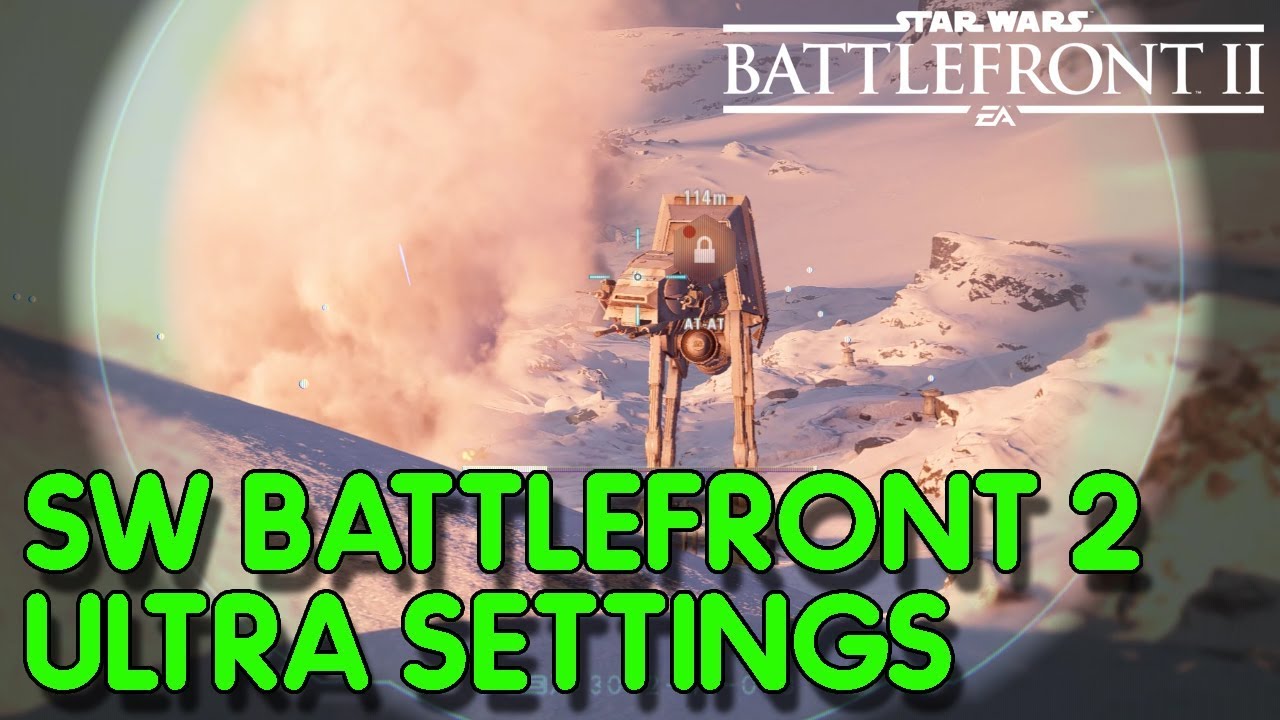 STAR WARS BATTLEFRONT 2 - Ultra settings - 1080P 1440P & 4K gameplay