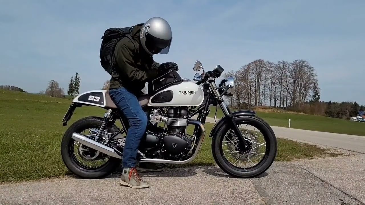 Ich kaufe mir eine TRIUMPH Thruxton 900 in der Sonderedition ACE CAFÉ