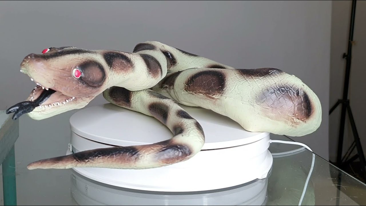 Giant Plastic Snake Halloween Decoration Prop