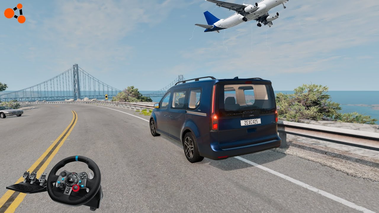 Realistic Drive - Gavril Scout - BeamNG.drive - Logitech G29