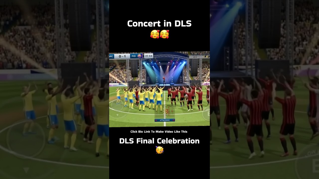 Concert in DLS 26 | Dream League Soccer 2026 Celebration #dls26 #dlscreator #dreamleaguesoccer2026