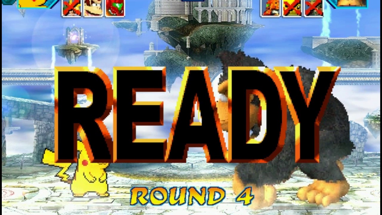 Mugen: Link, Pikachu, Donkey Kong and Samus Vs HCL's SSBB Versions