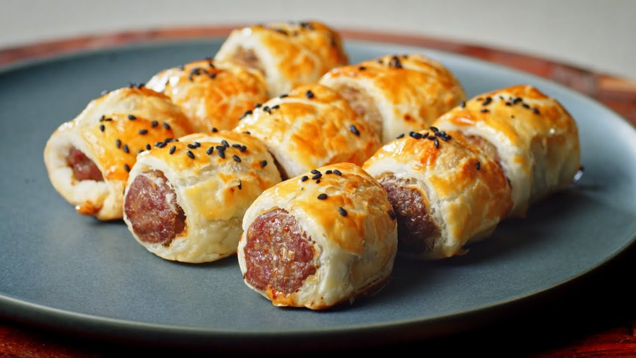 Beef and Pork Sausage Rolls