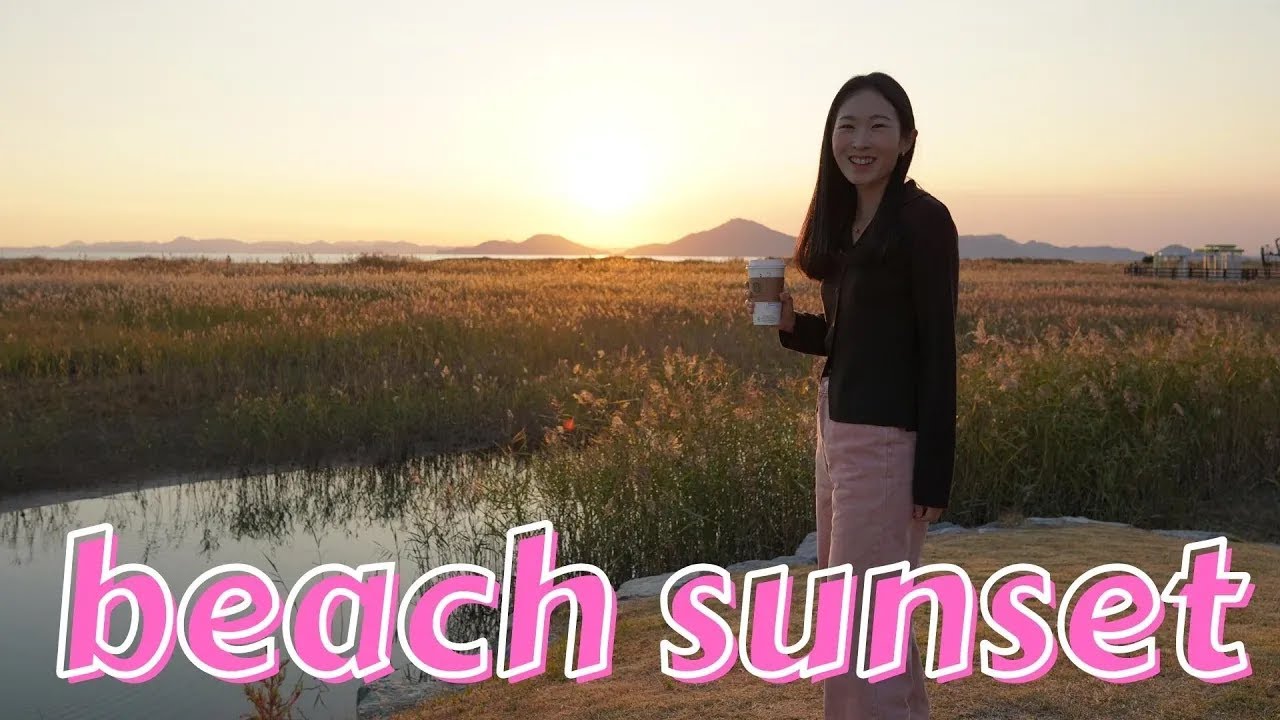 Dadaepo Beach Sunset Busan Korea