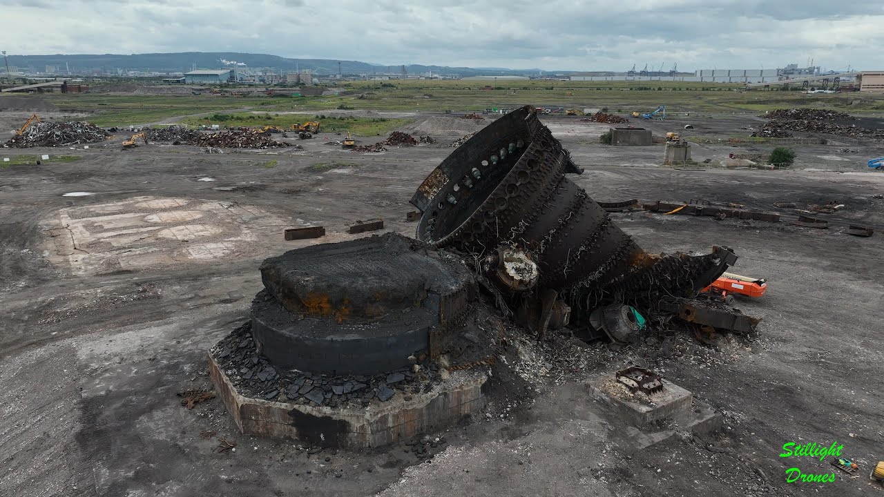Redcar Blast Furnace Remains.