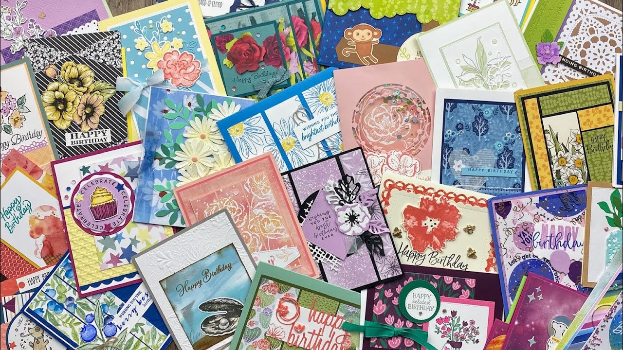 65+ Birthday Card Ideas | The Great, Big Card Swap Showcase: July 2023, Part 2