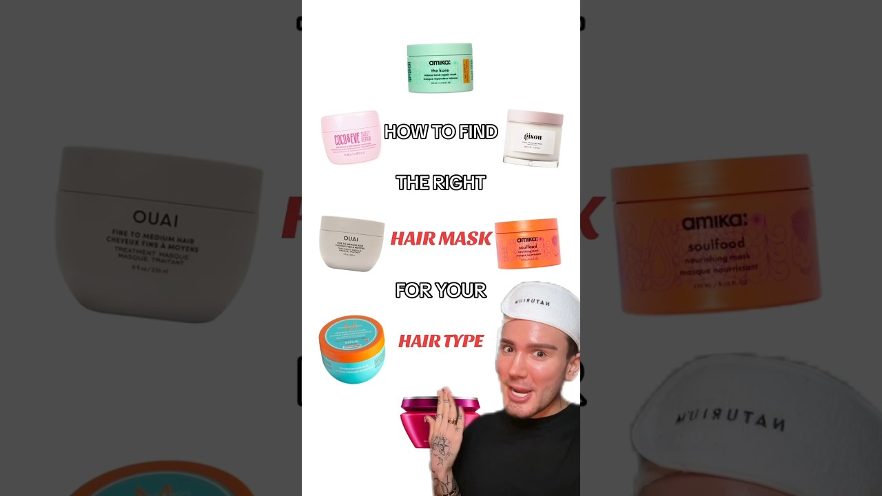 HOW TO FIND THE RIGHT HAIR MASK😱 (follow for more💗) #hair #haircare #hairstyle #hairgrowth #beauty