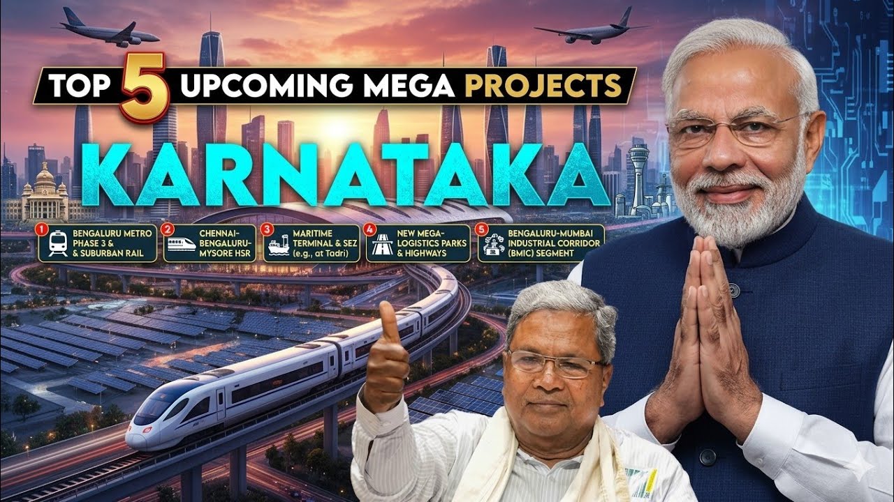 South India&rsquo;s Game Changer! 🚀 Karnataka Top 5 Upcoming Mega Projects 2026