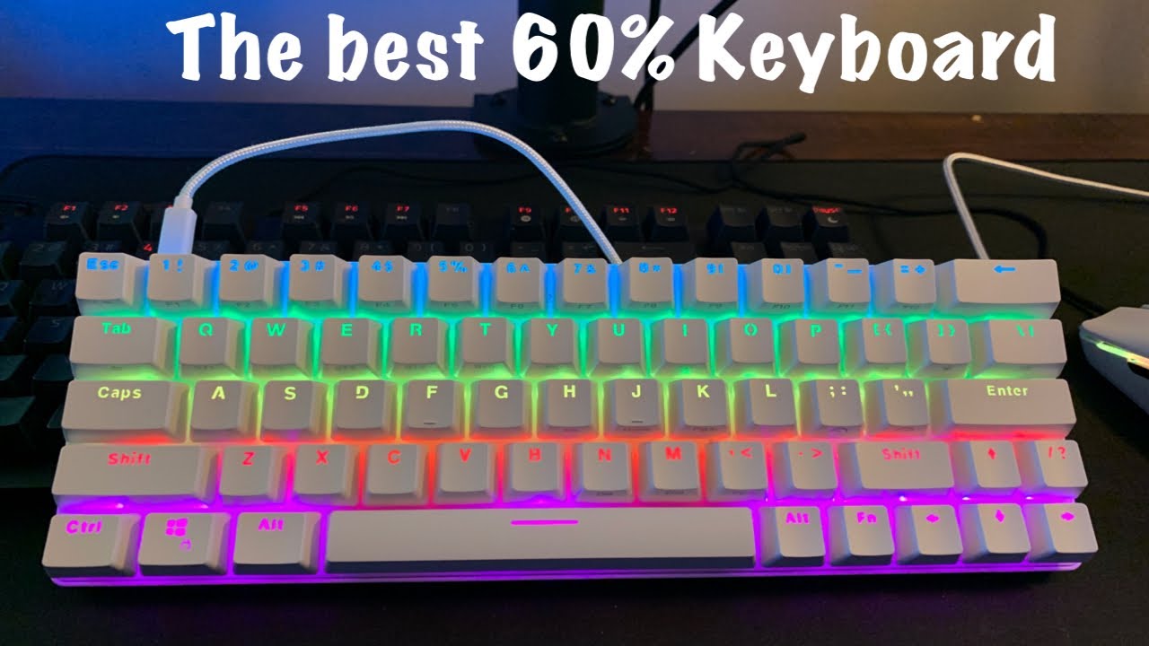 BlitzWolf BW-KB1 60% Keyboard Review aka The BEST 60% Keyboard (Gateron Brown Switches)