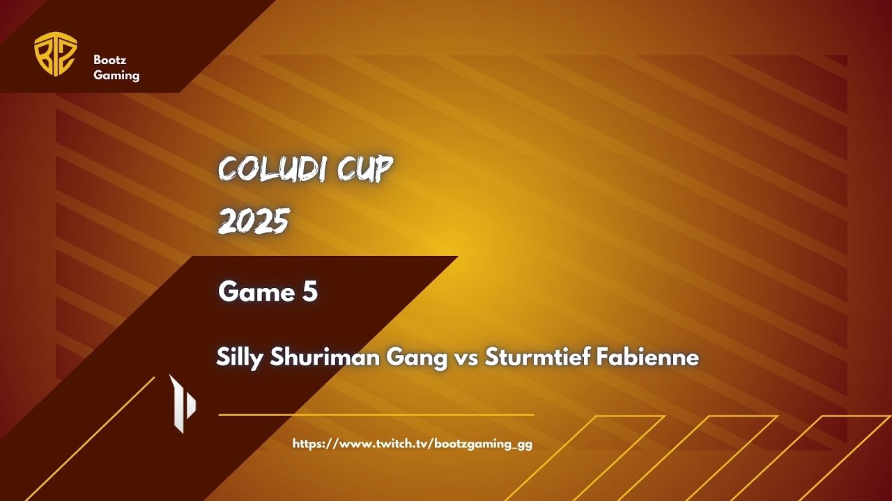 Bootz Gaming Tournaments | Coludi Cup Game 5