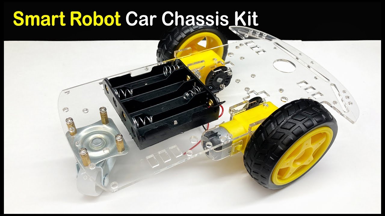 2WD Smart Robot Car Chassis kit Unboxing & assembling