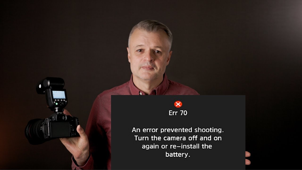 Как исправить ошибку 70 у камер Godox и Canon. #canonr6markii #canonr7 #godoxflash