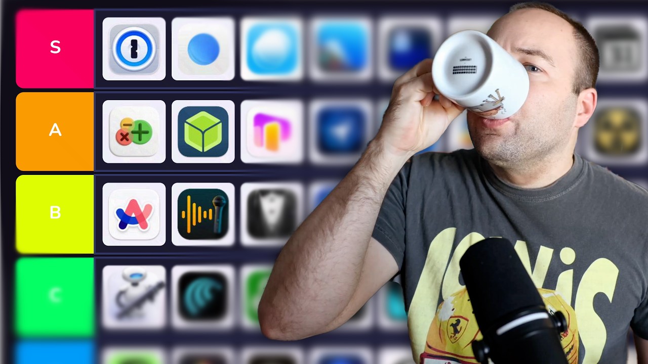Tier listing 67 (oh no) apps on my Mac