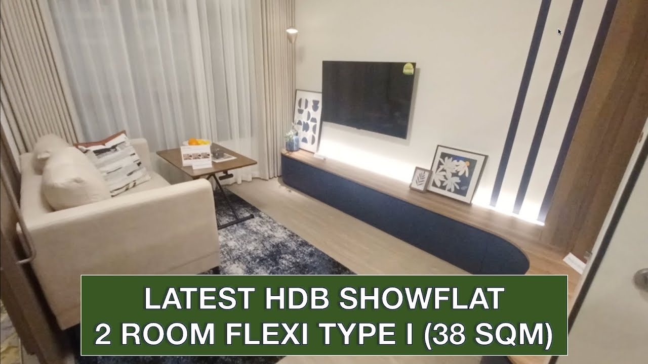 LATEST!!! (2025) - 2 room Flexi Type I (38 sqm) HDB Showflat