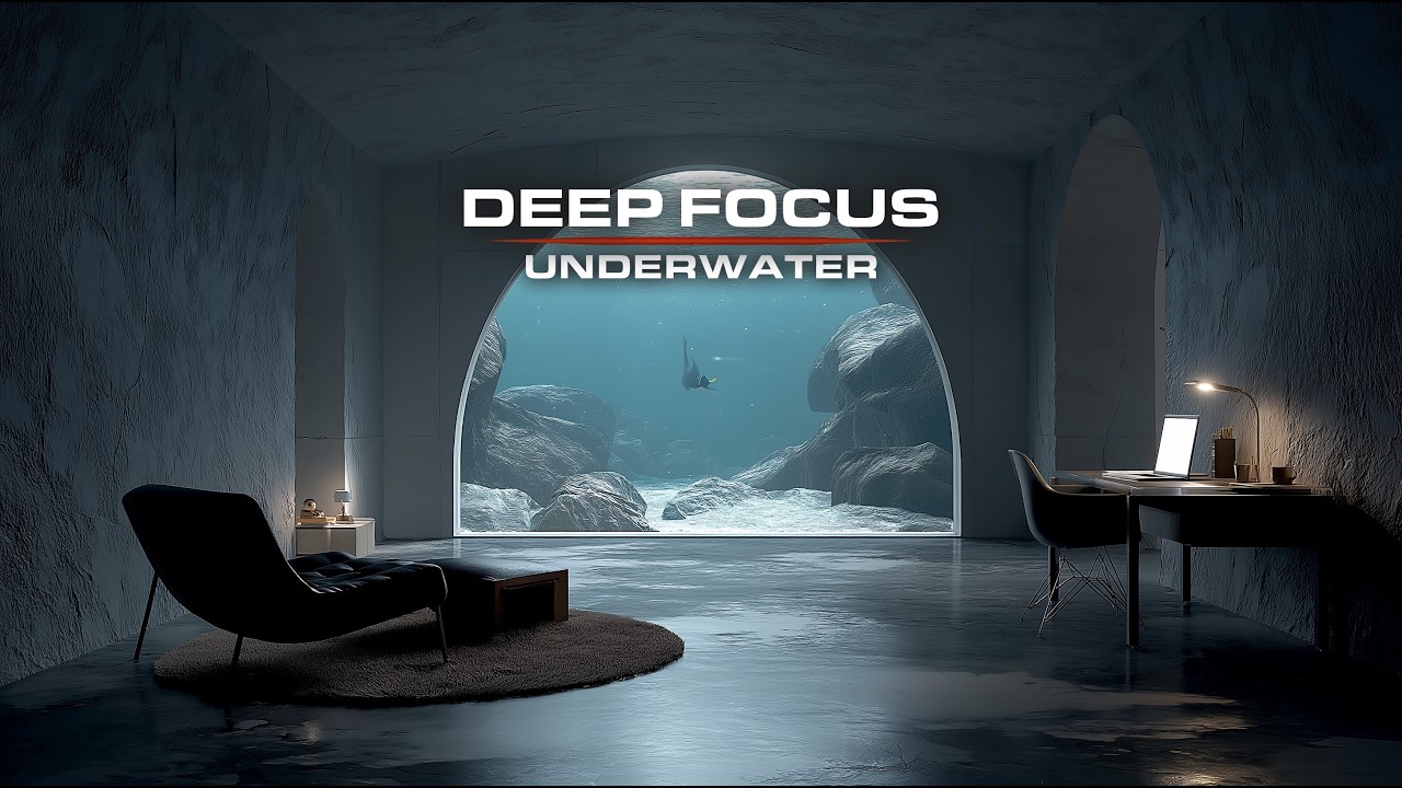 Deep Focus Underwater – 3H Study Music for Intense Deep Work