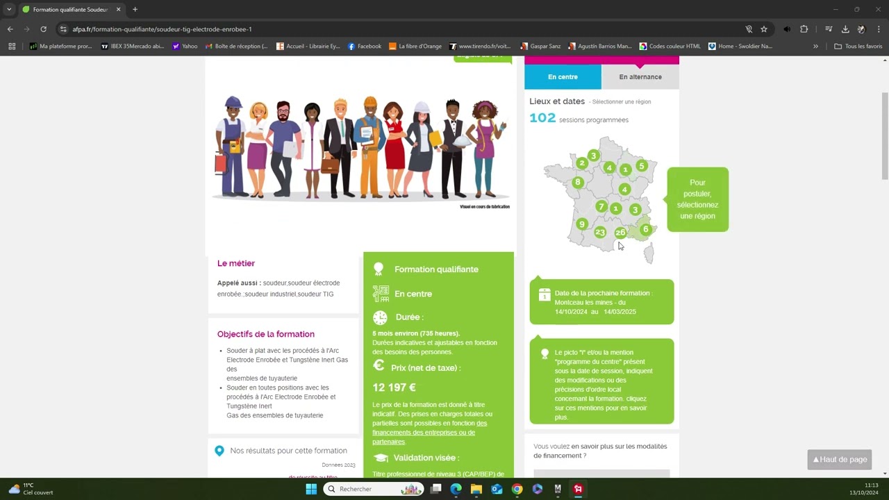 donde estudiar la soldadura en Francia,  diploma de soldadura en Francia 2024