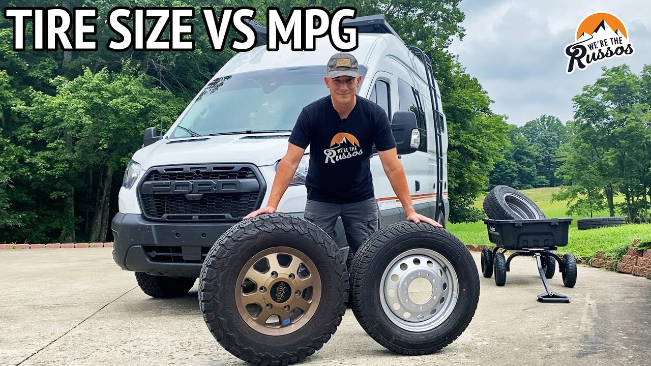 Do Larger Tires Affect MPG? We Put Our Ford Transit Camper Van to the Test!