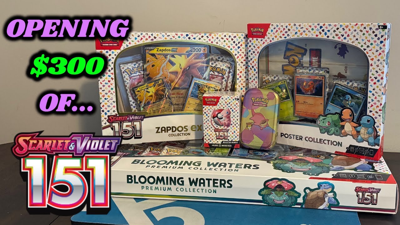 I opened $300+ in different POKEMON 151 COLLECTION BOXES to celebrate 2 YEARS SINCE RELEASE!!