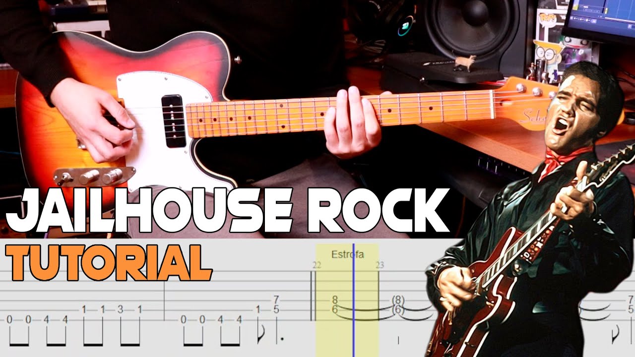 Elvis Presley - Jailhouse Rock | Cover/Tutorial with Tabs