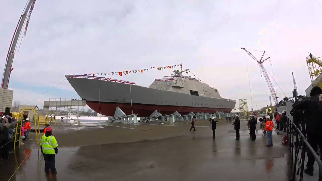Video: USS Sioux City launch