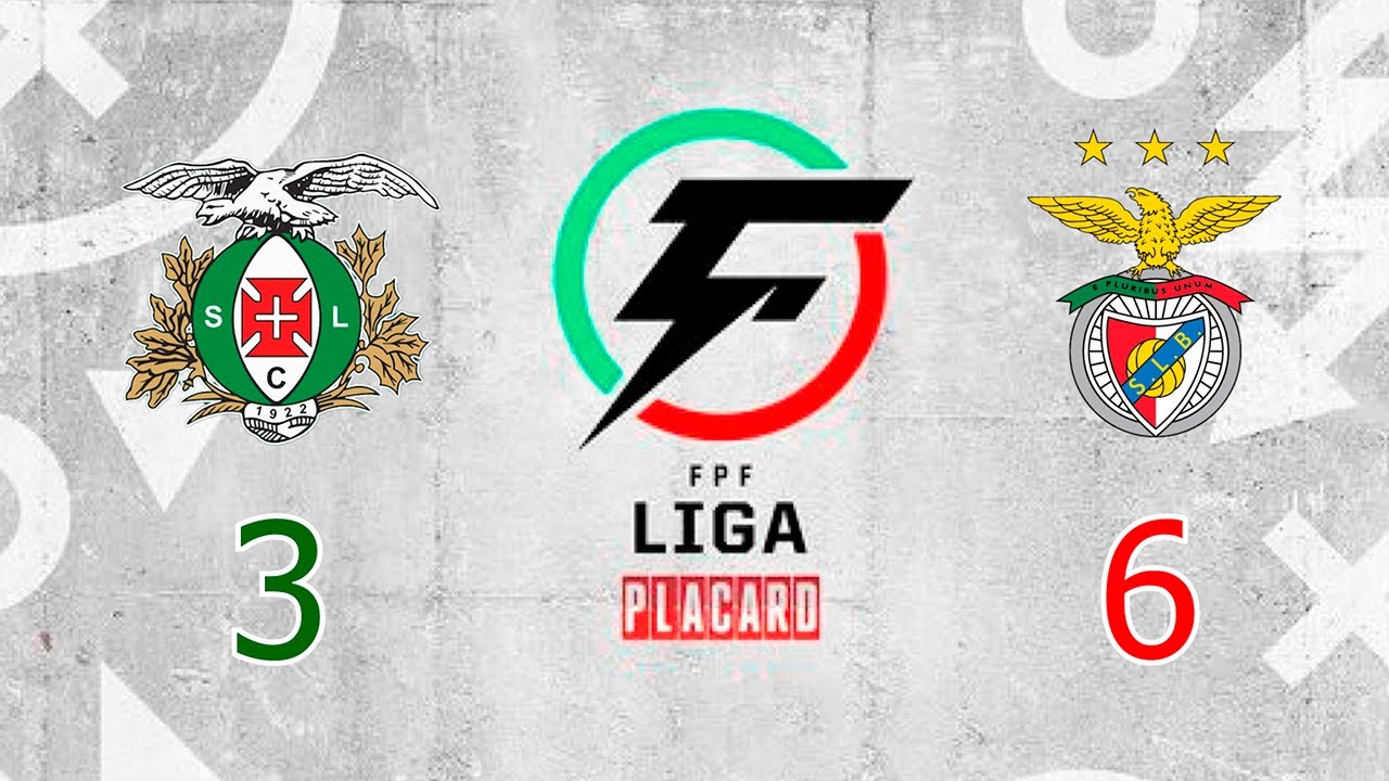 Lusitânia dos Açores (3) X (6) Benfica - 1º Jornada da Liga Placard 2024/25.