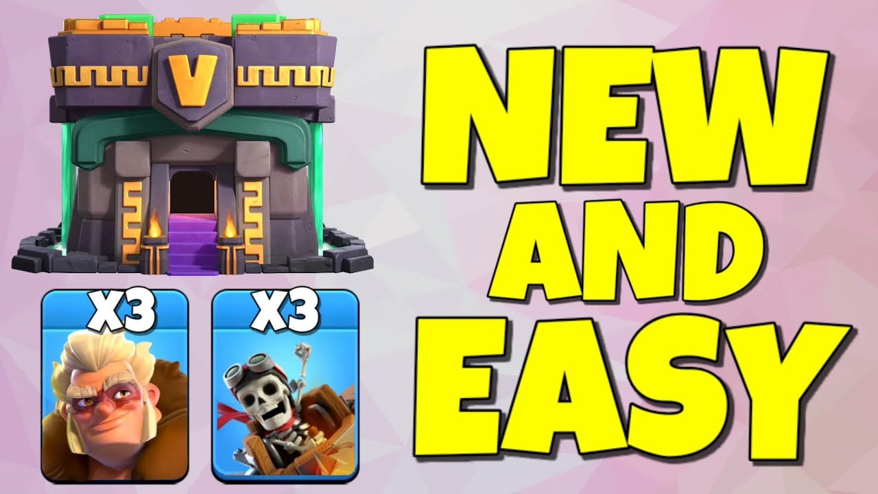 3 Star any Town Hall 14 Base using this Druid + Dragon Rider Combo - Clash Of Clans