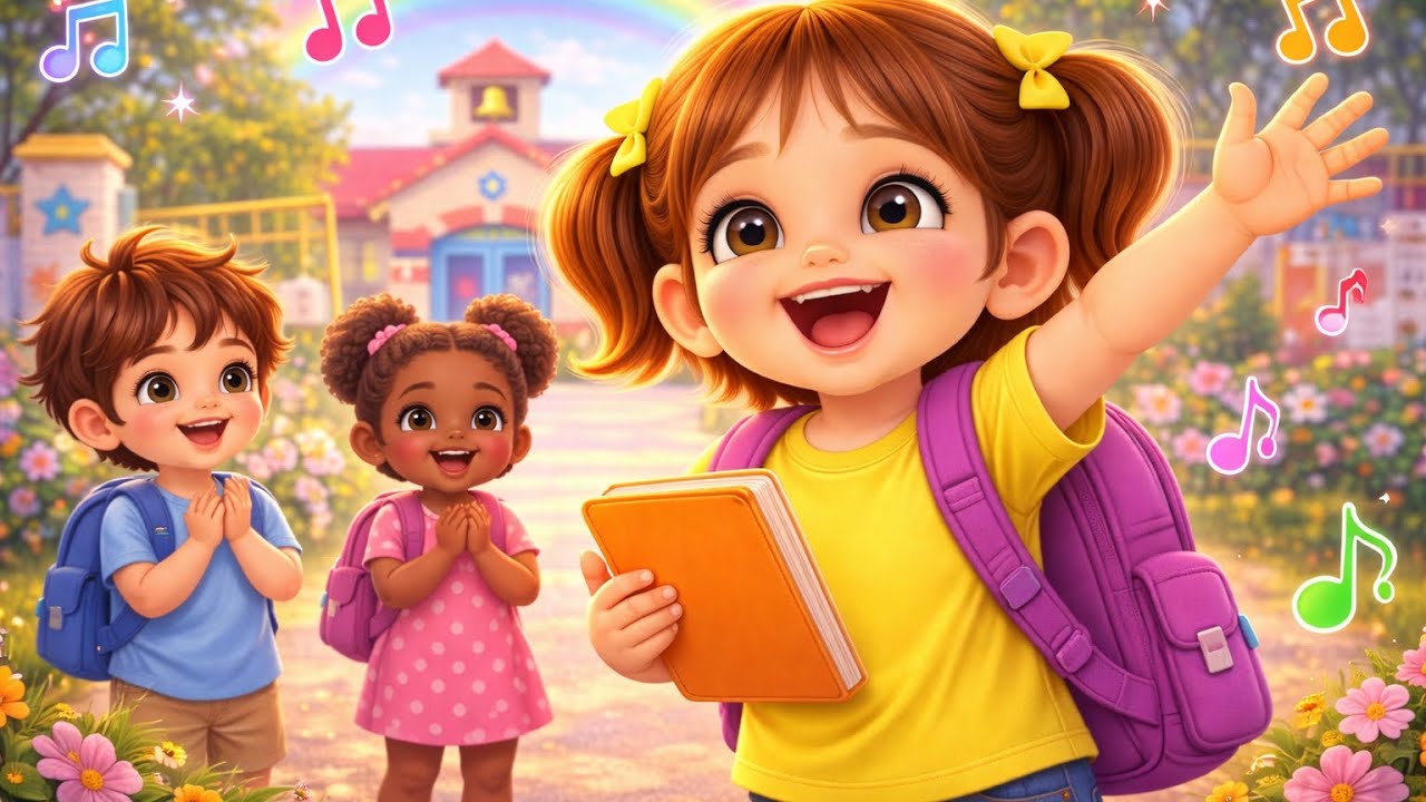 O Primeiro Dia de Aula ✏️ Música Infantil | Clube da Imaginação 