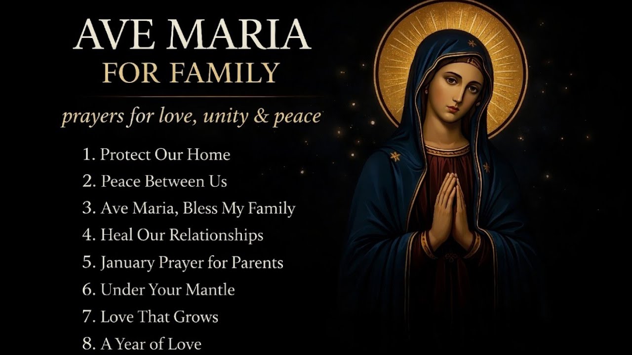 Ave Maria for Family & Relationships | Catholic Prayer for Marriage, Children & Unity